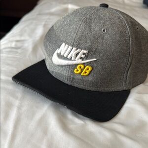 Nike SB Gray and Black Cap